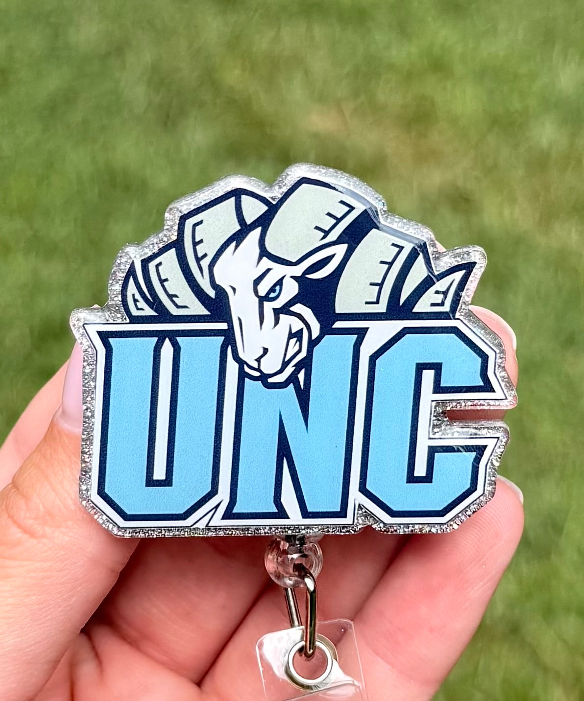 Sports UNC Retractable Badge Reel