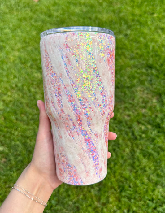 Color Shifting Marble Tumbler (30 oz)