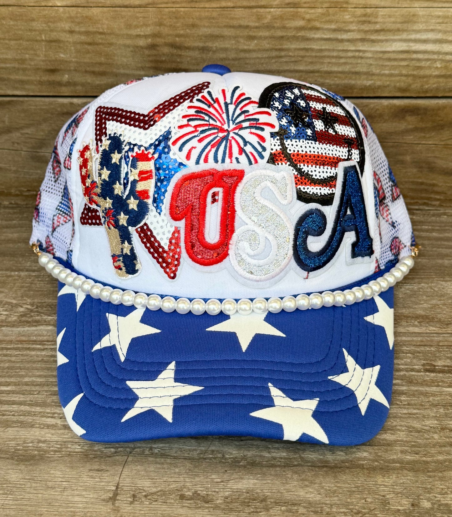 USA Patch Trucker Hat