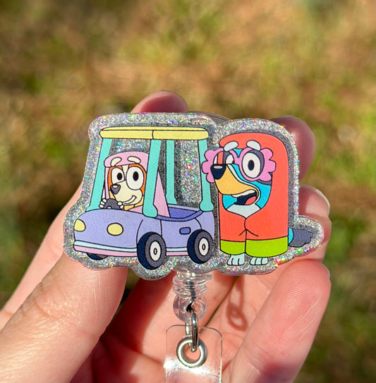 BLUEY & BINGO Retractable Badge Reel
