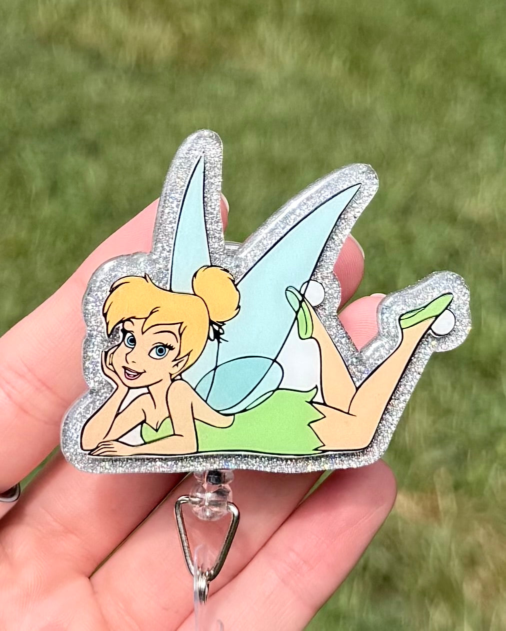 Tinkerbell Lay Retractable Badge Reel
