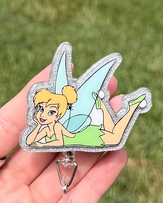 Tinkerbell Lay Retractable Badge Reel