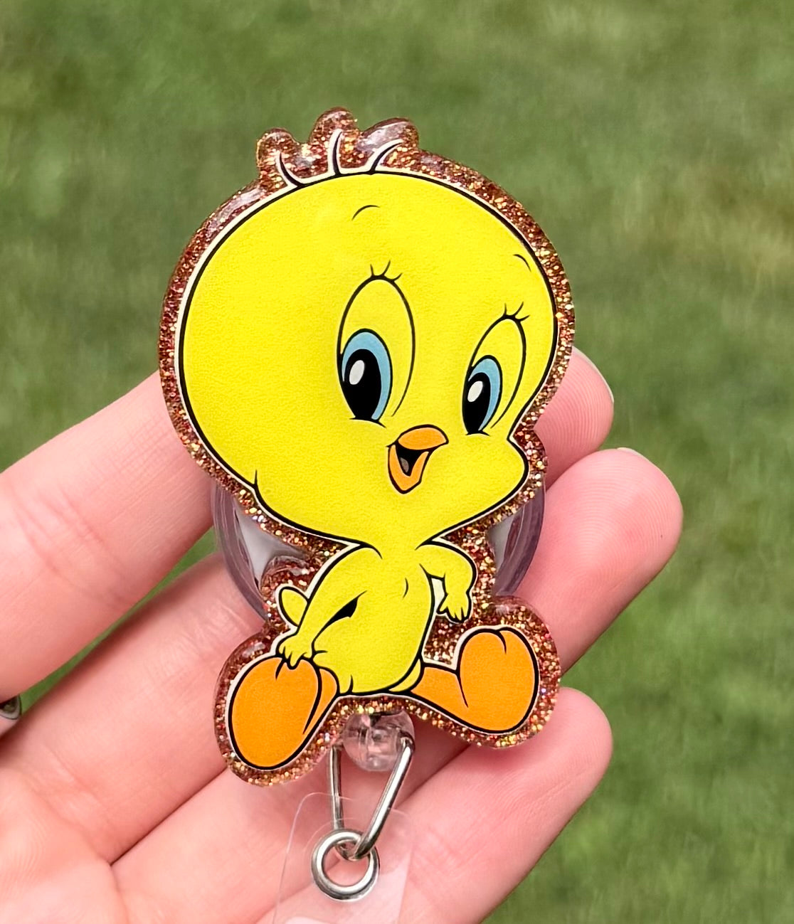 Tweety Bird Retractable Badge Reel