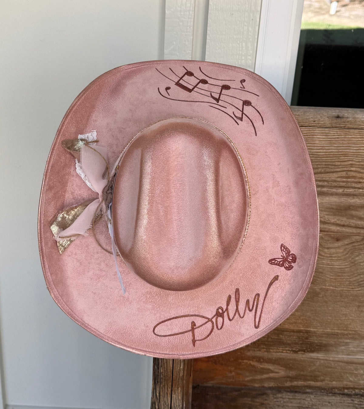 Dolly Butterfly Cowgirl Hat MEDIUM