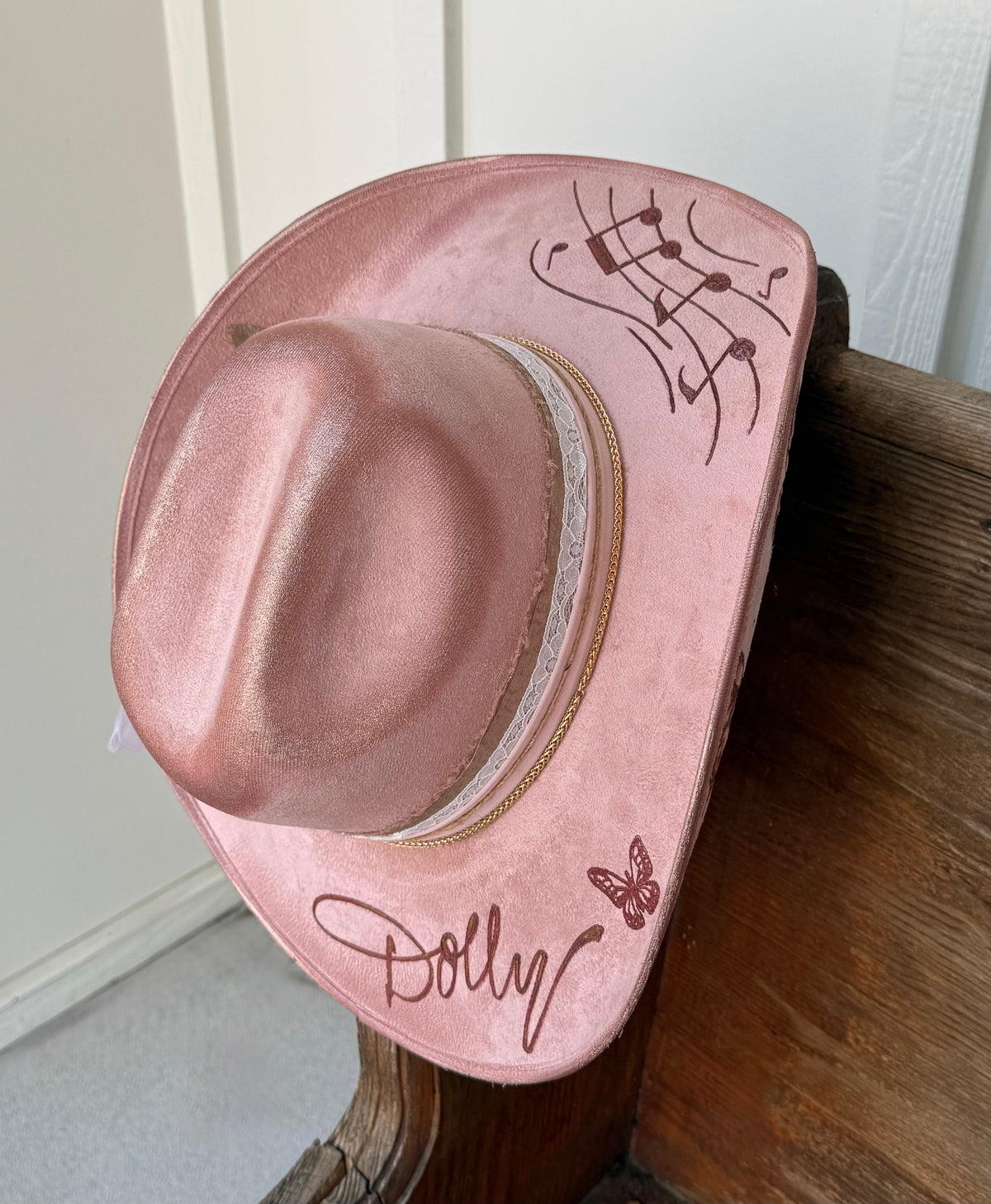 Dolly Butterfly Cowgirl Hat MEDIUM