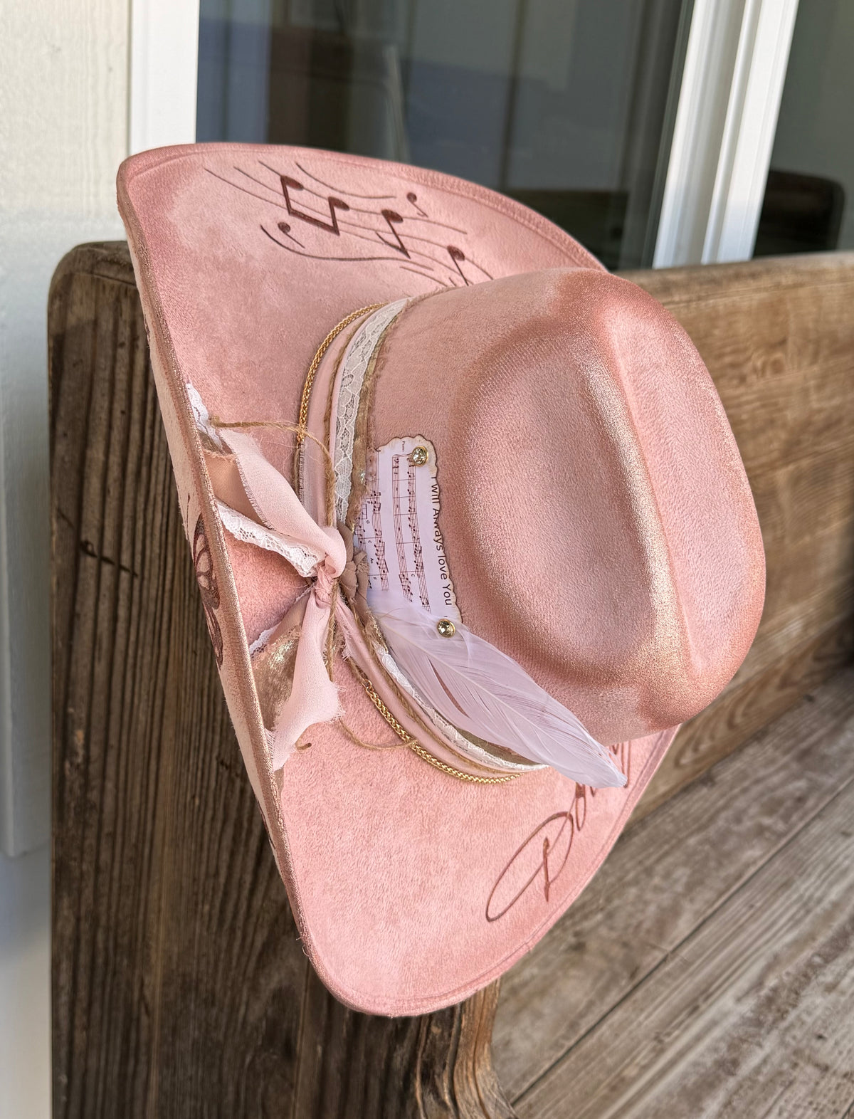 Dolly Butterfly Cowgirl Hat MEDIUM