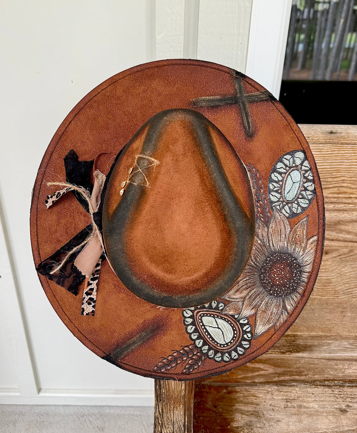 Sunflower Concho Rancher Hat MEDIUM