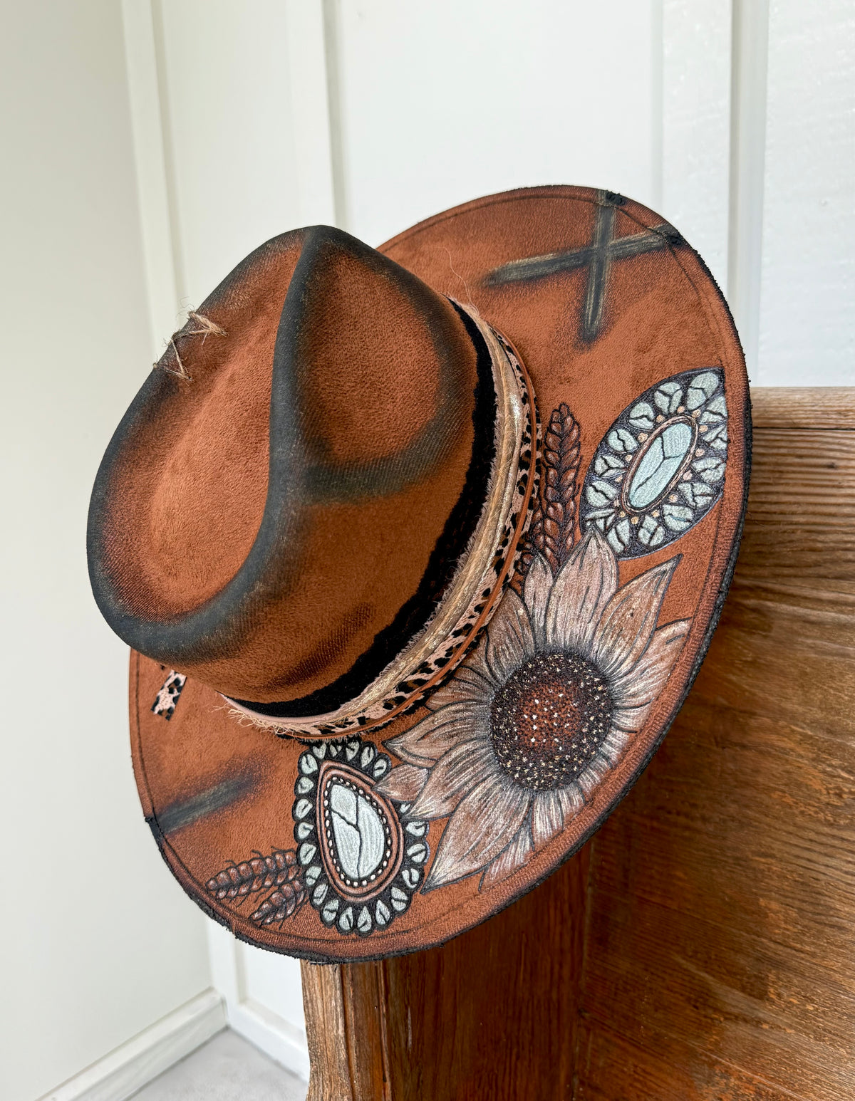 Sunflower Concho Rancher Hat MEDIUM