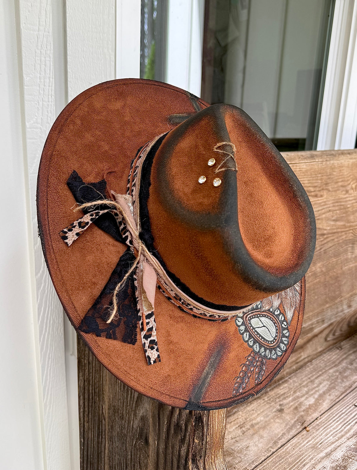 Sunflower Concho Rancher Hat MEDIUM