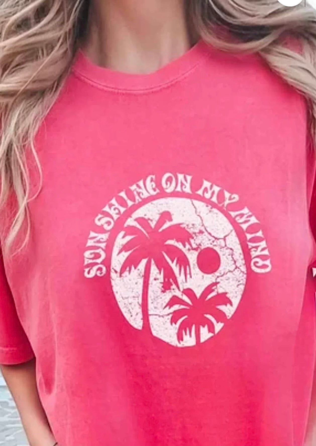 Pink Sunshine Adult T-Shirt