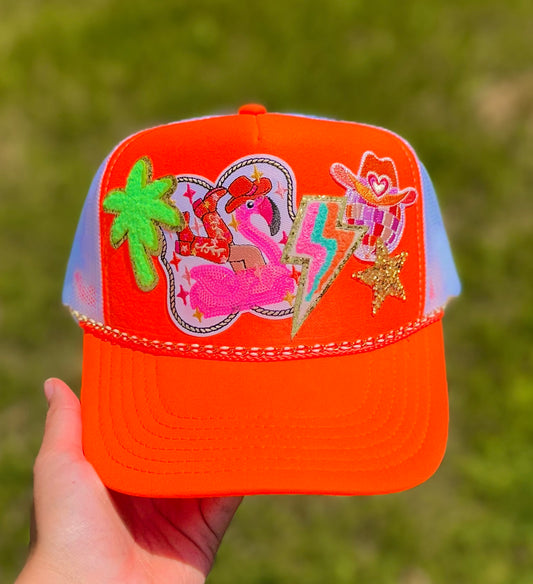 Women's Summer Cowgirl Patch Hat