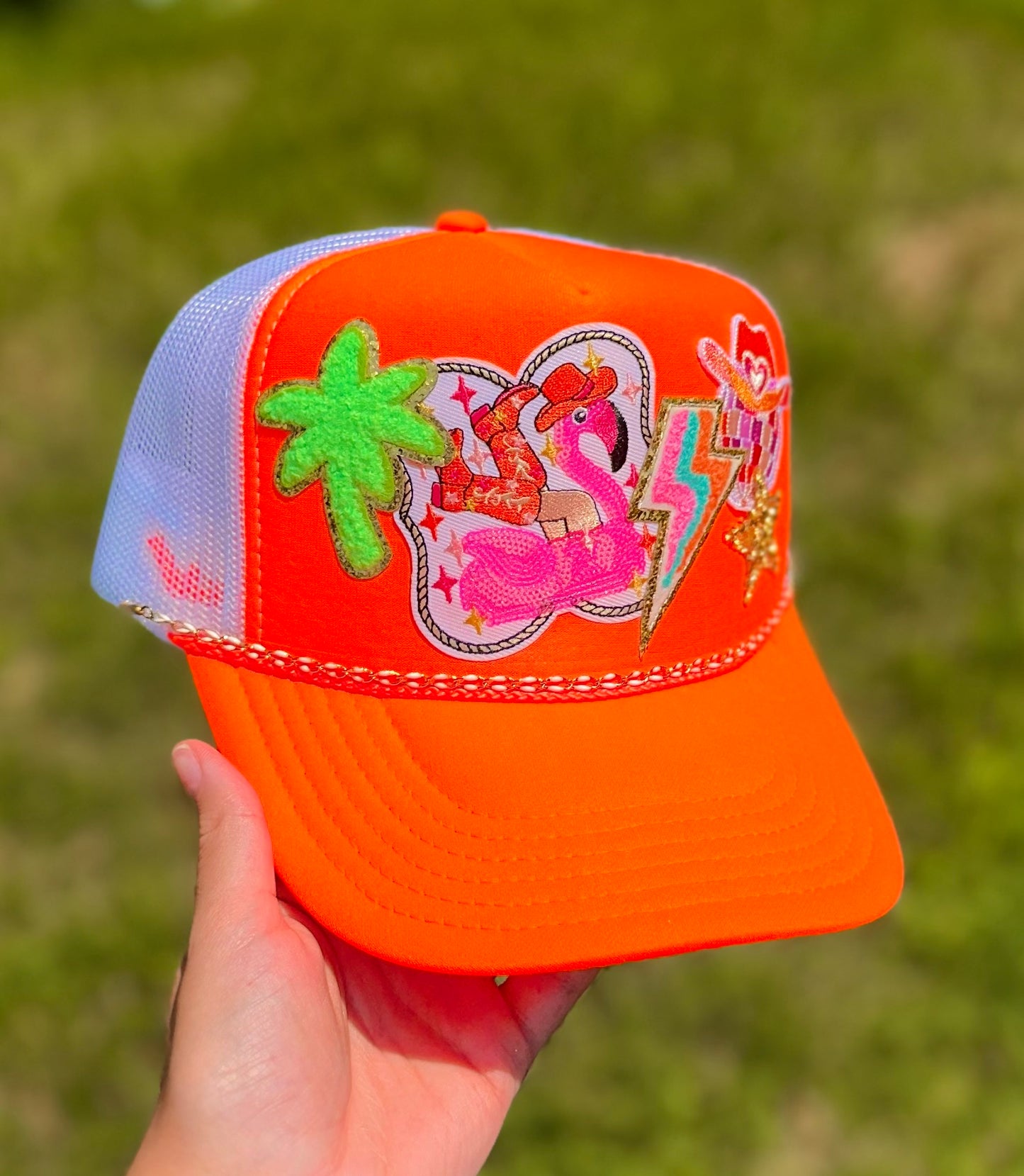 Women's Summer Cowgirl Patch Hat