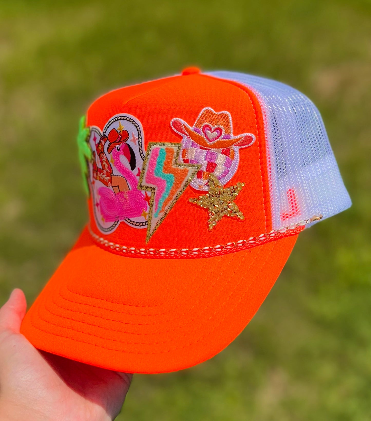 Women's Summer Cowgirl Patch Hat