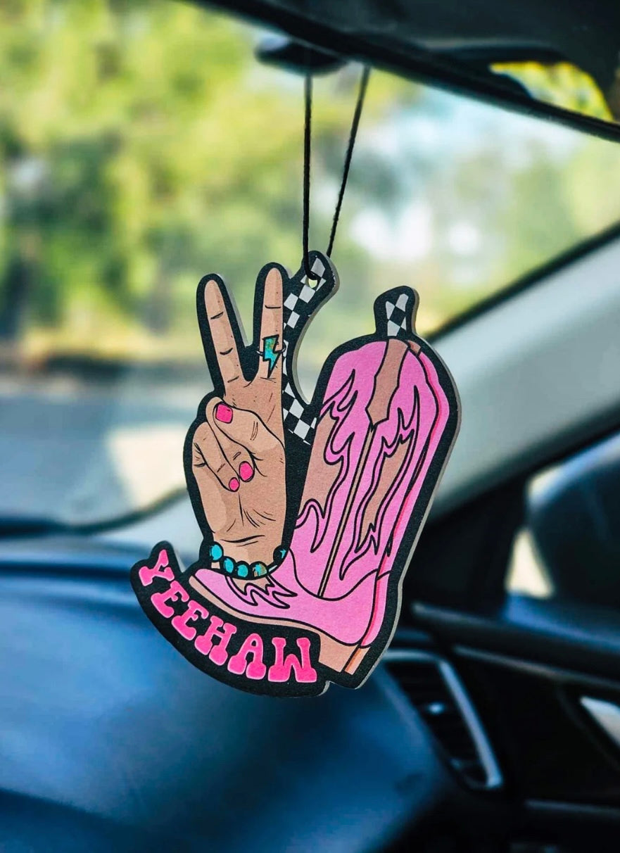 Western Yeehaw Air Freshener (New Car Scent)