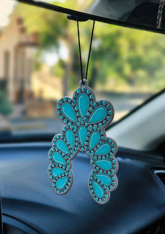 Turquoise Squash Air Freshener (Sandalwood Scent)