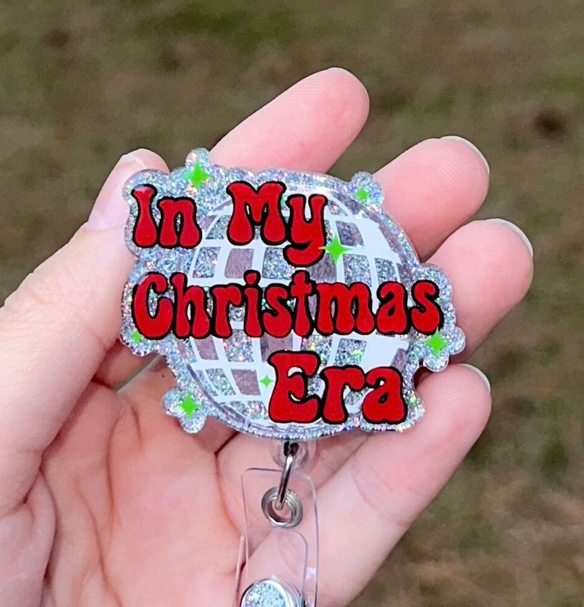 Christmas Era Retractable Badge Reel