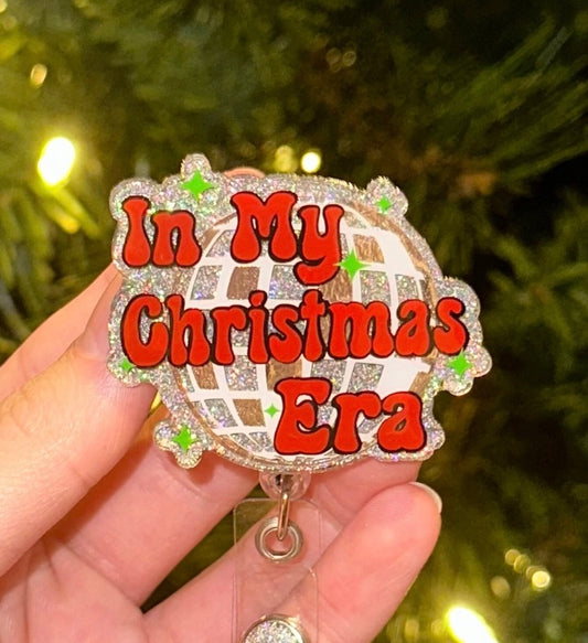 Christmas Era Retractable Badge Reel