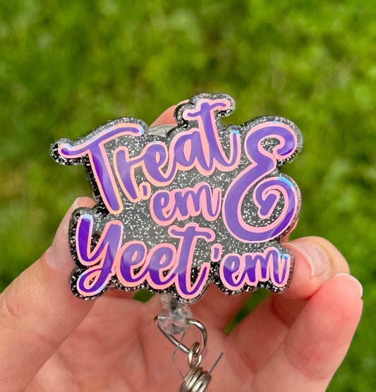 Yeet Em' Retractable Badge Reel