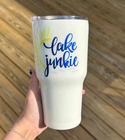 Lake Junkie Stainless Steel Tumbler (30 oz)