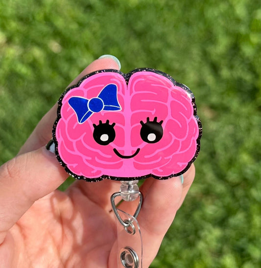 Pediatric Brain Retractable Badge Reel